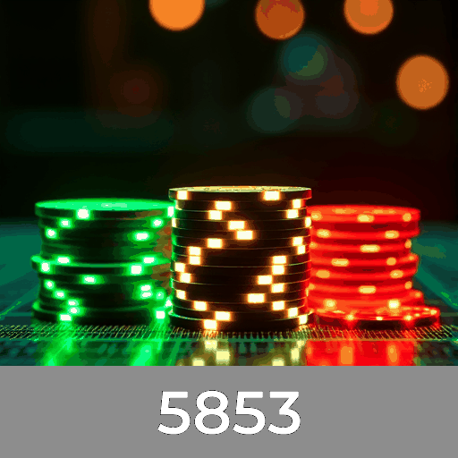 5853: Slots com Mega Prêmios, Mesa de Estratégia e Dealer Ao Vivo